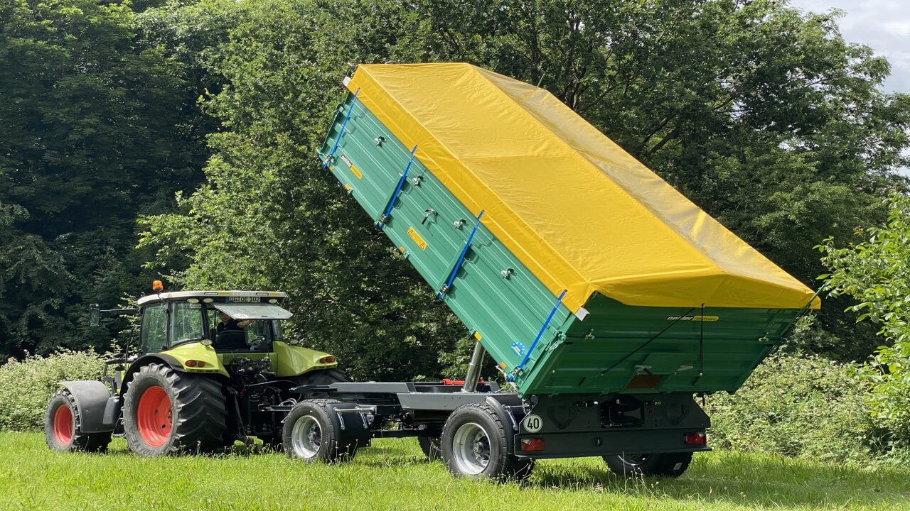 Причіп тракторний самоскид трьохсторонній OL ZDK 180 U